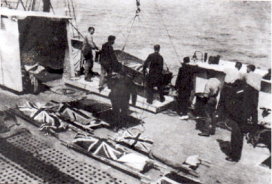 Widecombe WW1: Burial at Sea on a British Warship in the Mediterreanean in 1915
