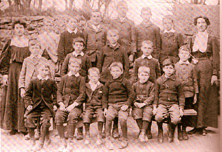 Widecombe WW1: John Henry Irish at Widecombe School 1907. Picture supplied by David Ashman