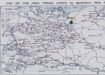 *=Location of Altdam Prisoner of War Camp