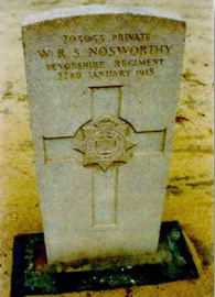 William Robert Smerdon Nosworthy's War Grave