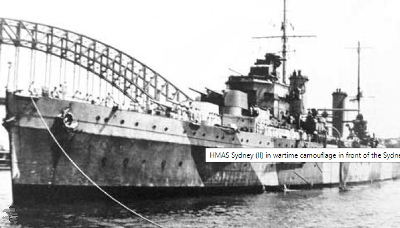 HMAS Sydney (Source: Australian War Museum AWM.gov)