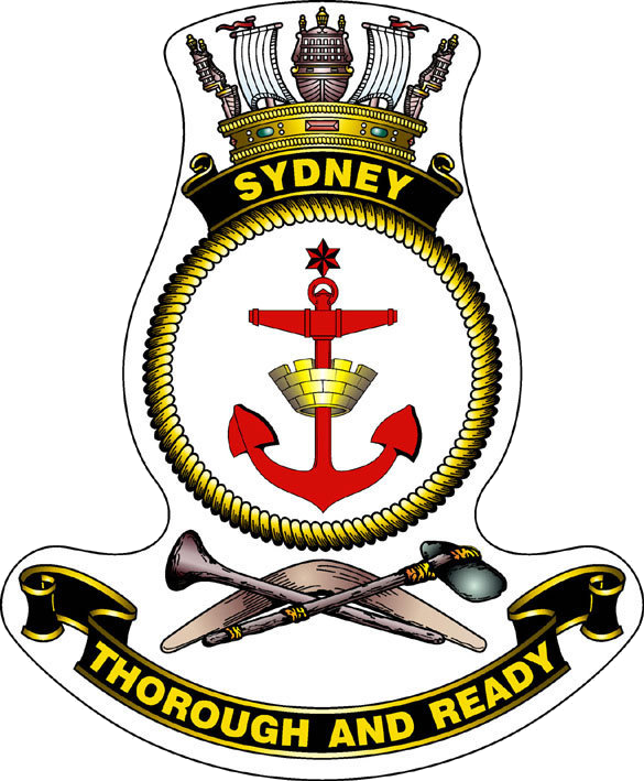 HMAS Sydney Crest (Image from news.navy.gov.au)