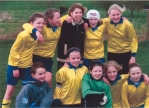 Successful Girls Football Team