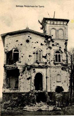 Widecombe WW1: Polderhoek Chateau 1915 (David Ashman Collection)