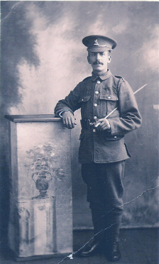 Widecombe WW1: Henry James Broome. Picture supplied by family members