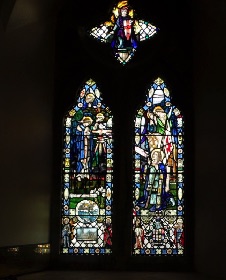 Widecombe WW1: Leusdon Church Stained Glass Window