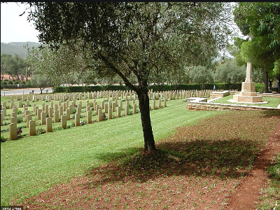 Tabarka Ras Rajel War Cemetery, Tunisia (Source Commonwealth War Graves Commission)