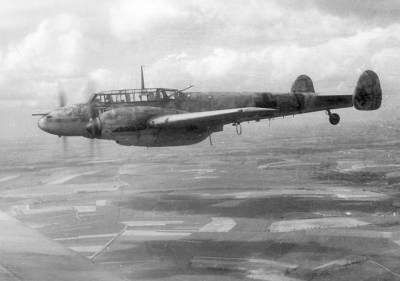 Messerschmitt Bf 110 fighter Bomber (Photo Wikipedia)