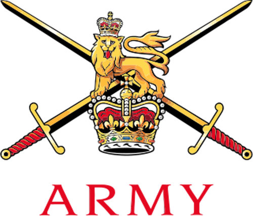 Logo of the British Army (Pinterest, Public Domain.)